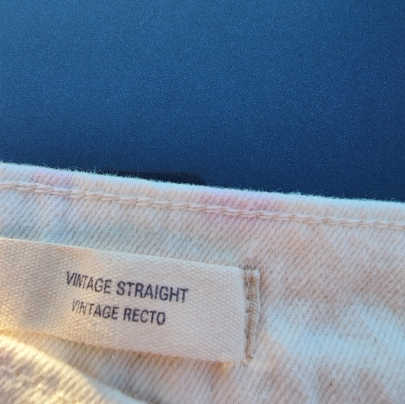 Universal Thread Jeans pants White Pink Blue Bleached - Picture 9 of 11